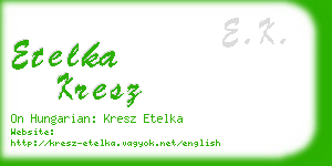 etelka kresz business card